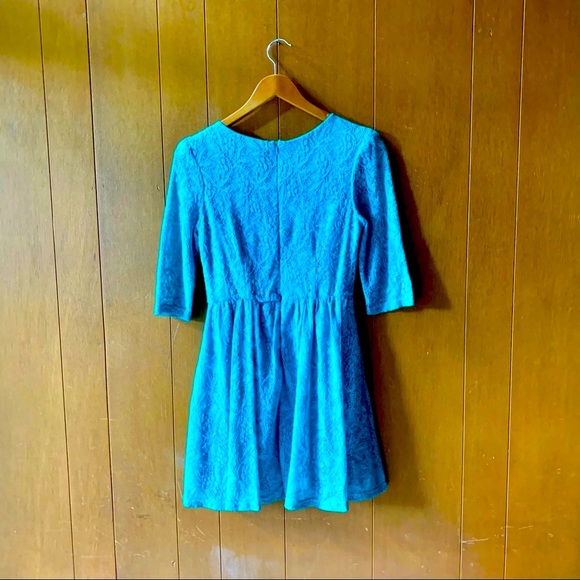 REMAIN Lace Dress Turquoise size M - Picture 12 of 14